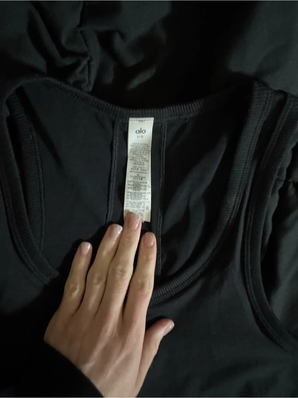 ALO black tank top